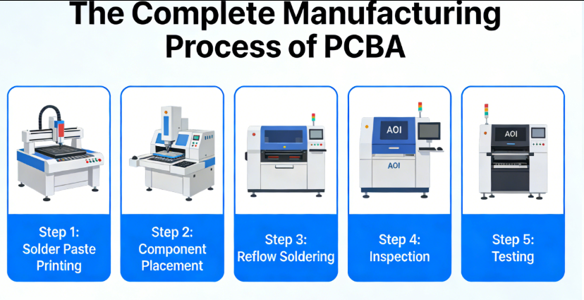 The Complete Manufacturing Process of PCBA
