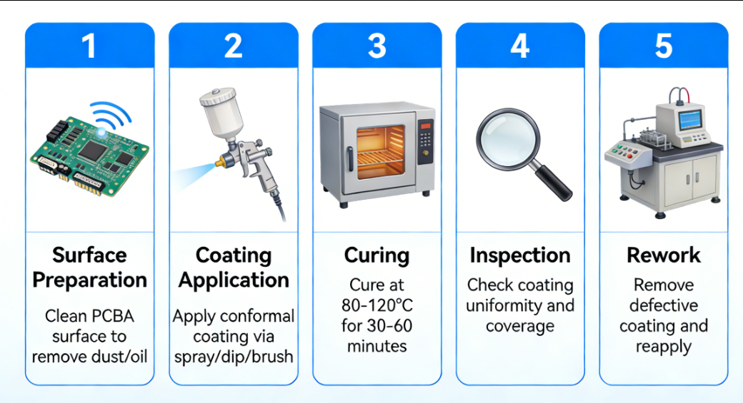 PCBA Conformal Coating Application Process